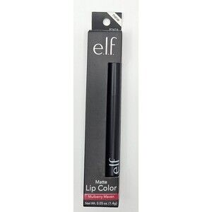 ELF Matte Lip Color 82474 Mulberry Maven Matte NIB 0.05oz Sharpener Included